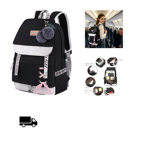 Asge schulrucksack mädchen - schulrucksack,